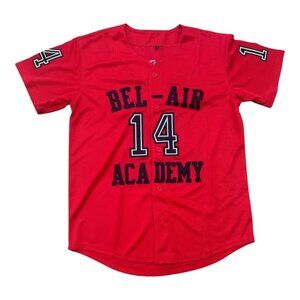 Fresh Prince of Bel Air Will Smith Baseball Jersey #14 Stitched Red